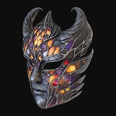 Mask with texture